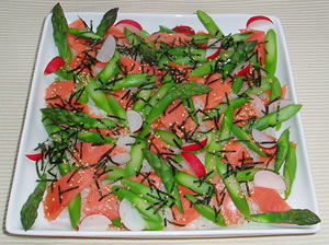 Chirashi Sushi-Lachs&Spargel