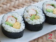 sushi rezept_futo-maki omelett,avocado,surimi,rucola
