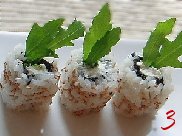 sushi rezept_Ura-Maki_Frischkäse&Rucola