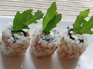sushi Ura-Maki_frischkäse & rucola